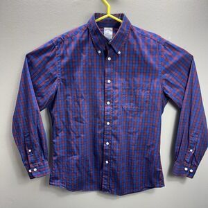 Brooks Brothers 1818 Regent Fit Plaid Button Down Shirt Size M